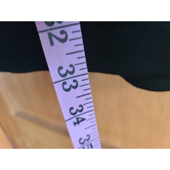 Black 100% Wool Vest Gold Buttons MEDIUM Minimalist Quiet Luxury Old Money M - Picture 8 of 9